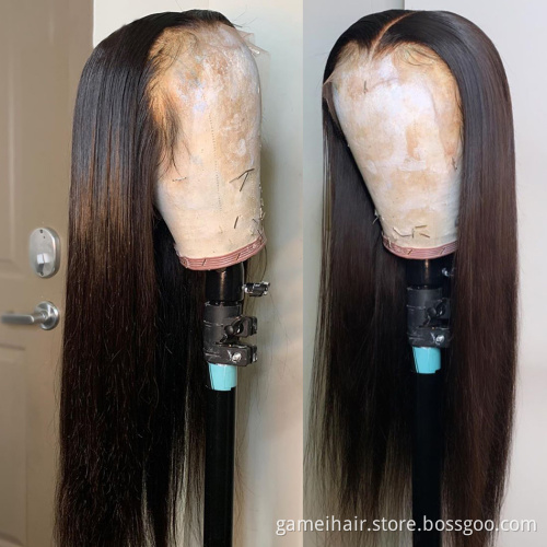 Best Hd Lace Wig Vendor Virgin Human Hair Wig Lacewig For Black Women 100% Raw Indian Human Hair Lace Front Wig